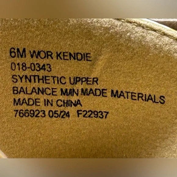 Worthington Kendie Metallic Gold Pointed Toe Women’s Flats Size 6M New with Tag - Picture 8 of 9